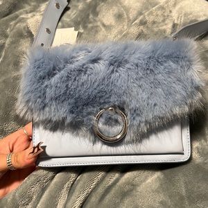 Rebecca Minkoff fur purse